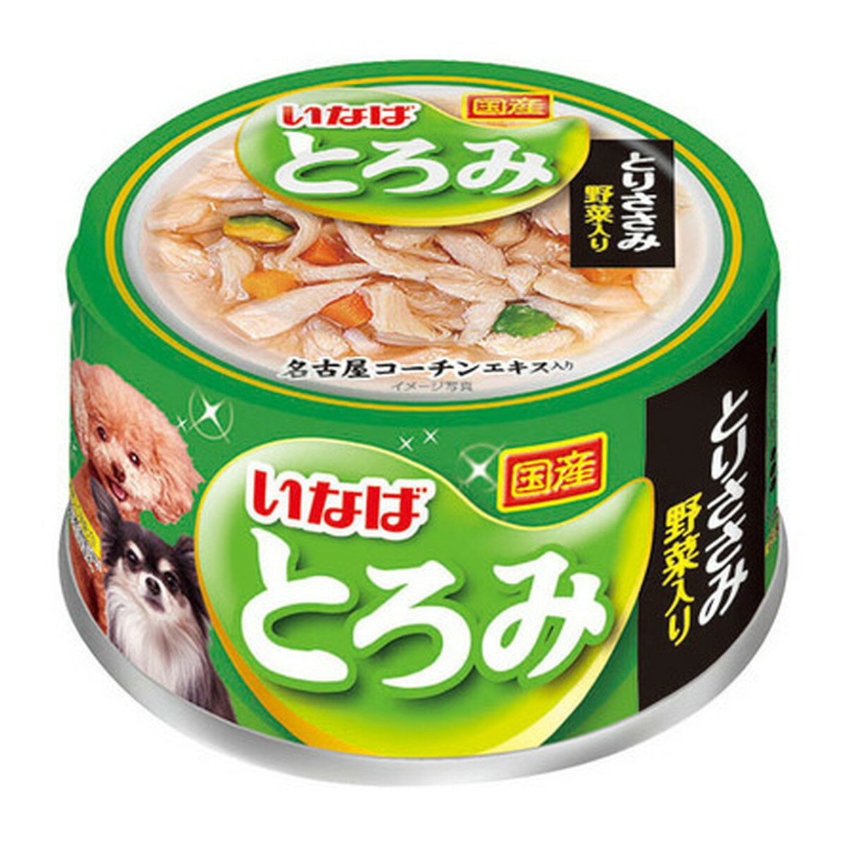 【送料込・まとめ買い×8個セット】いなば とろみ とりささみ・野菜入り 80g ドッグフード