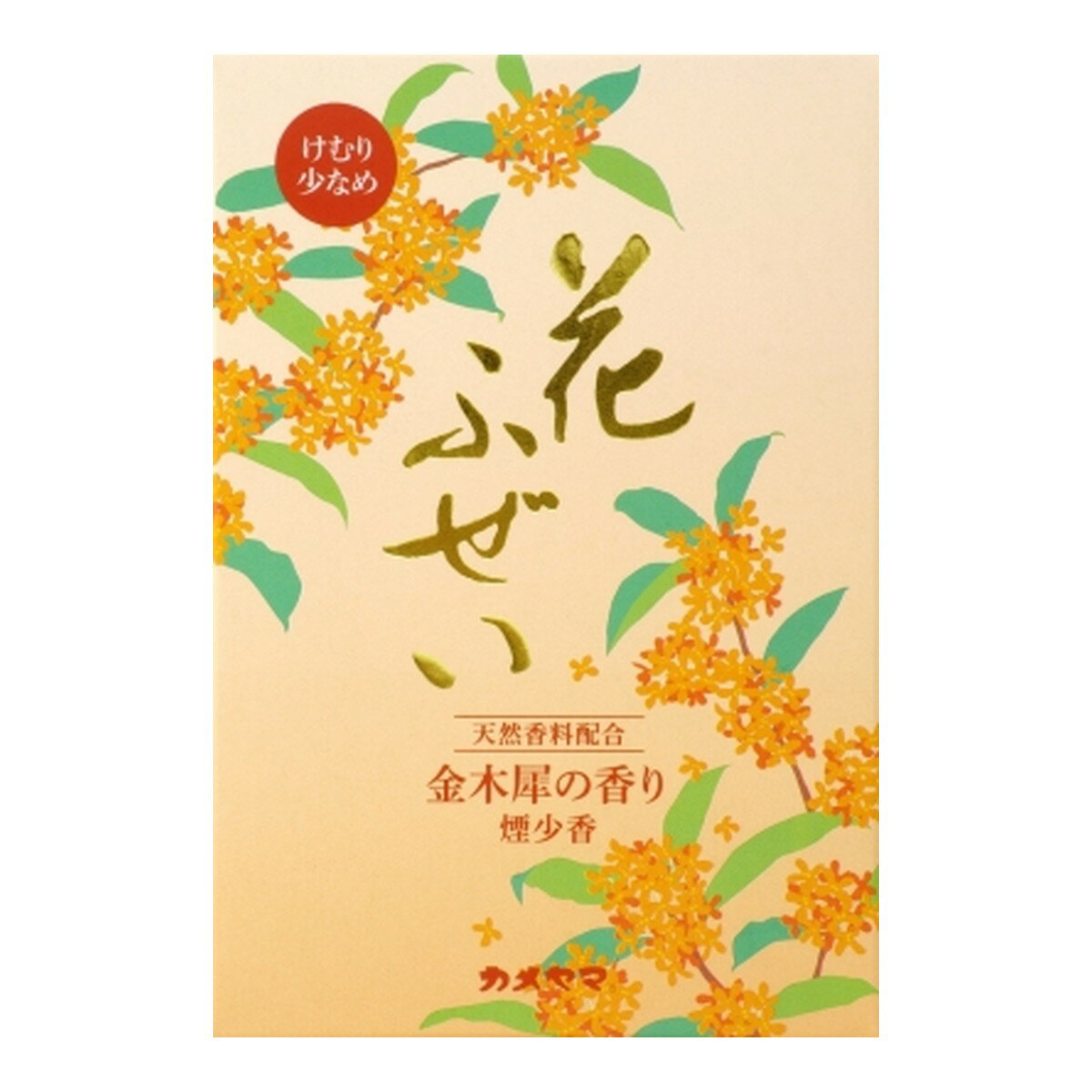 【送料込・まとめ買い×60個セット】カメヤマ 花ふぜい 金木犀の香り 煙少香 徳用大型 220g 線香
