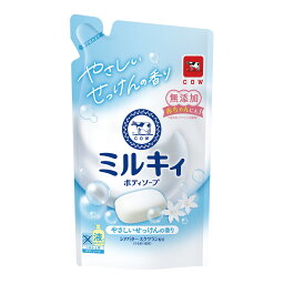 牛乳石鹸 ミルキィ ボディソープ やさしいせっけんの香り つめかえ用 360ml 液体タイプ