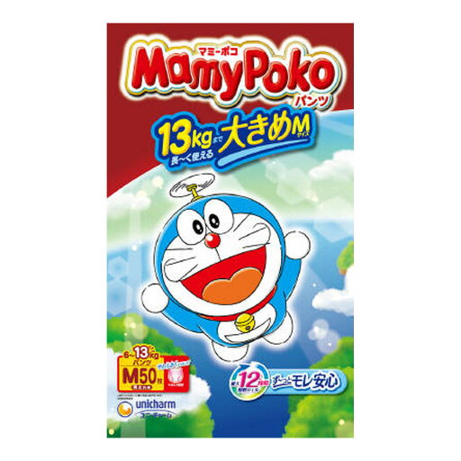 【送料込・まとめ買い×3個セット】ユニ・チャーム マミーポコ パンツ おおきめ M 50枚 ドラえもん こども用紙おむつ 【送料込・まとめ買い×3個セット】ユニ・チャーム マミーポコ パンツ おおきめ M 50枚 ドラえもん こども用紙おむつ