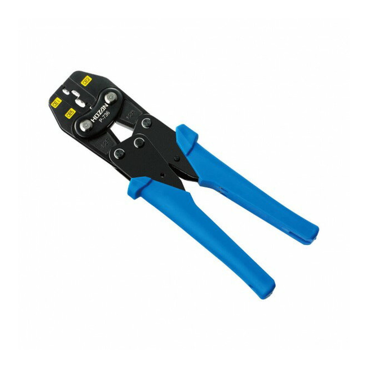 【配送おまかせ】ホーザン HOZAN 圧着工具 圧着ペンチ 絶縁閉端子用 1個