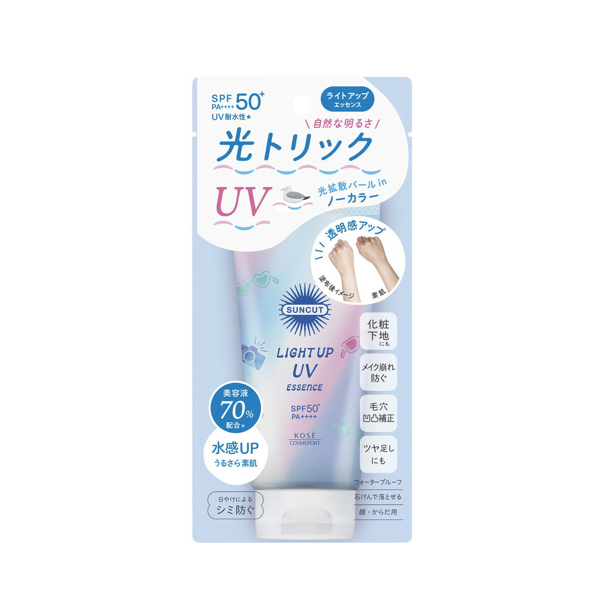コーセーコスメポート サンカットR ライトアップUV エッセンス 80g