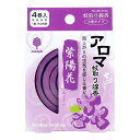 【送料込・まとめ買い×300個セット】紀陽除虫菊 アロマ 蚊取り線香 紫陽花 4巻