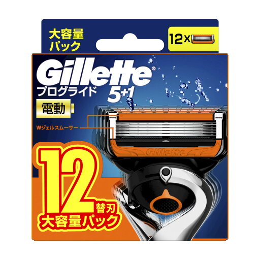 【送料込・まとめ買い×6個セット】P&G ジレット プログライド パワー 電動 替刃 12個 カミソリ替え刃 【送料込・まとめ買い×6個セット】P&G ジレット プログライド パワー 電動 替刃 12個 カミソリ替え刃