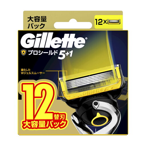 【送料込・まとめ買い×20個セット】P&G ジレット プロシールド 替刃 12個 カミソリ替え刃 【送料込・まとめ買い×20個セット】P&G ジレット プロシールド 替刃 12個 カミソリ替え刃