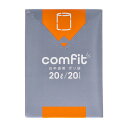 【送料込・まとめ買い×8個セット】ジャパックス MUH 20 comfit 白半透明 ポリ袋 20L 20枚