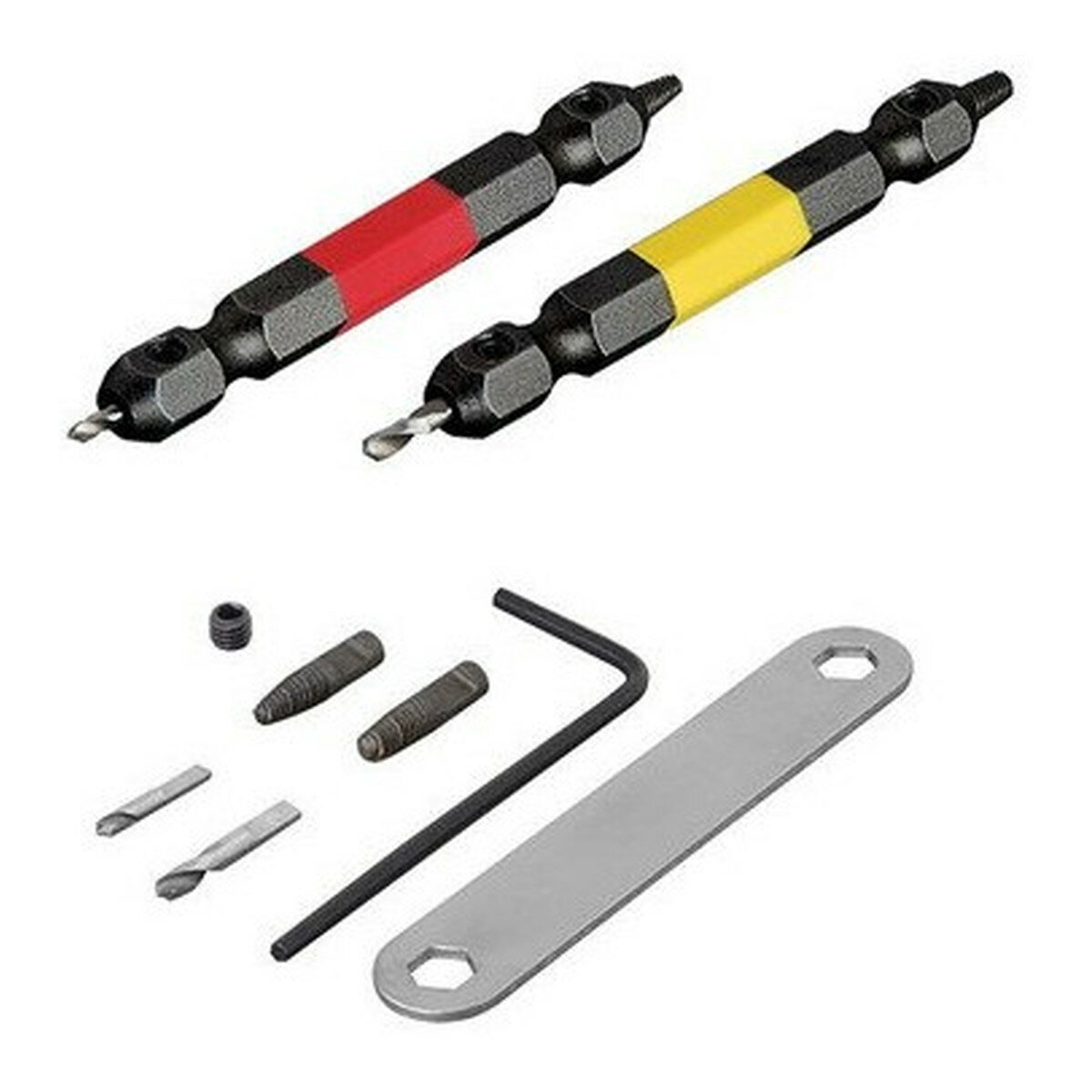 【送料込・まとめ買い×6個セット】アネックスツール なめたネジはずしビット M2.5-5ネジ用 全長65mm 2本組