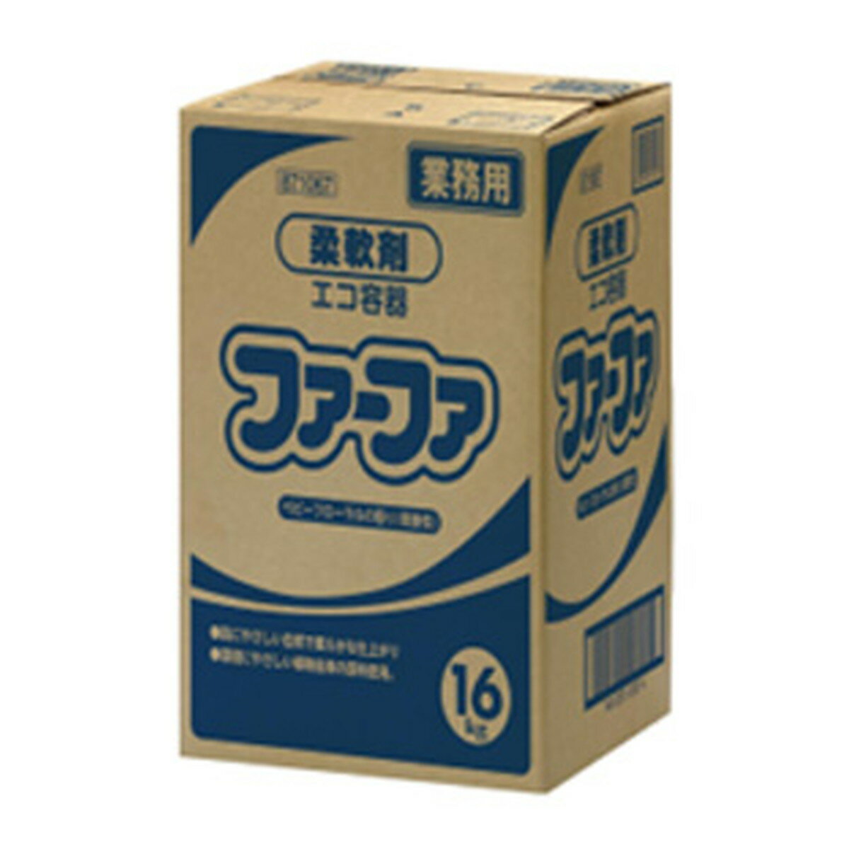 商品名：ファーファ 柔軟剤 業務用 エコ容器 16kg内容量：16kgJANコード：4902135671277発売元、製造元、輸入元又は販売元：NSファーファ原産国：日本商品番号：101-*001-4902135671277商品説明・肌にやさしい自然で柔らかな仕上がり植物由来の原料を使用・ベビーフローラルの香り・ハイテナーからBIB（バックインボックス）タイプに変更。プラスチック量約60％削減広告文責：アットライフ株式会社TEL 050-3196-1510 ※商品パッケージは変更の場合あり。メーカー欠品または完売の際、キャンセルをお願いすることがあります。ご了承ください。