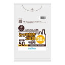 【配送おまかせ】日本サニパック CY35 とって付き ゴミ袋 30L 半透明 50枚入 1個(3)