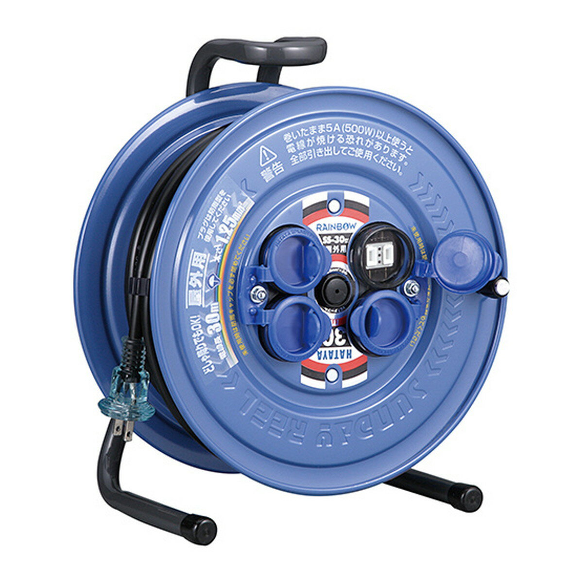ハタヤリミテッド ハタヤ HATAYA SS-30 防雨型 コードリール サンデーレインボーリール 単相100V 30m