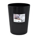 【送料込・まとめ買い×4個セット】小久保工業所 KALA ダストボックス 丸 ブラック 容量7L(3)