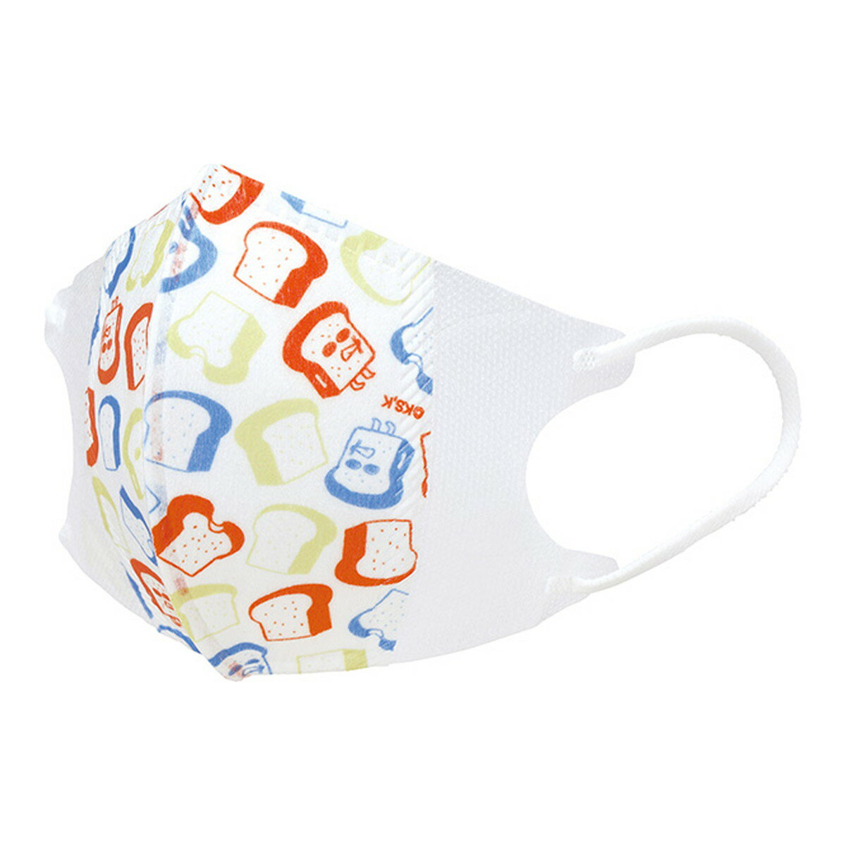 【送料込・まとめ買い×12個セット】スケーター 子供立体マスク パンどろぼう 7枚入り