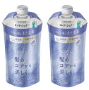 【×2袋セット送料込】花王 セグレタ コンディショナー うねる髪もまとまる つめかえ用 340mL 髪のコアから美しく。うねる髪もまとまる。 詰替え(4901301446695)