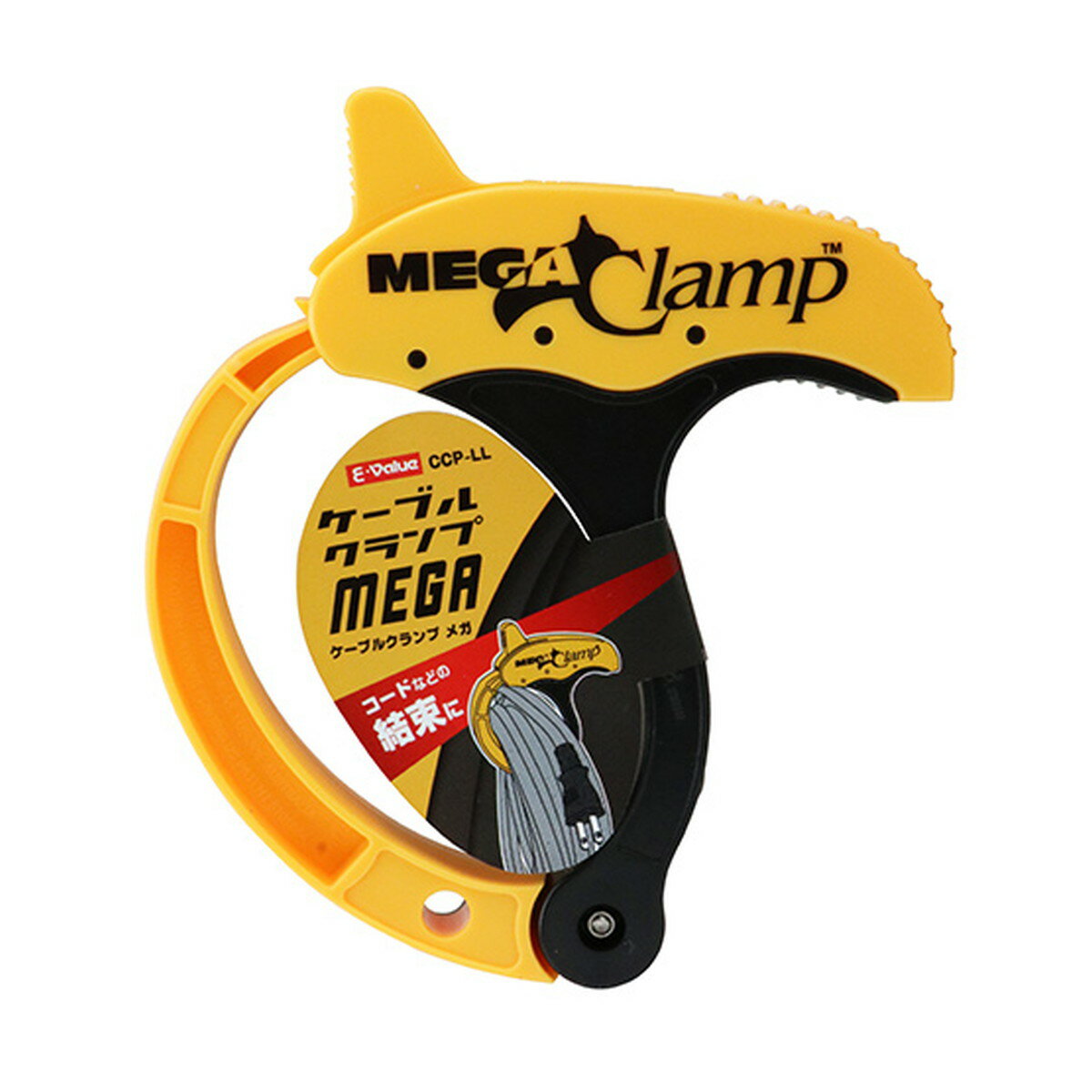 【送料込・まとめ買い×8個セット】藤原産業 E-Value ケーブルクランプ MEGA CCP-LL