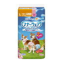 【送料込・まとめ買い×8個セット】ユニ・チャーム ペット マナーウェア 女の子用 L 中型犬用 ピンクリボン・青リボン 14枚入