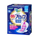 【送料込・まとめ買い×12個セット】花王 ロリエ 朝までブロック 300 羽つき 18コ入 特に多い夜用