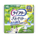 【送料込・まとめ買い×4個セット】ユニ・チャーム ライフリー さわやかパッド 快適の中量用 68枚入 軽失禁パッド