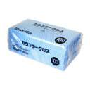 【送料込・まとめ買い×16個セット】大和物産 カウンタークロス ブルー 100枚入