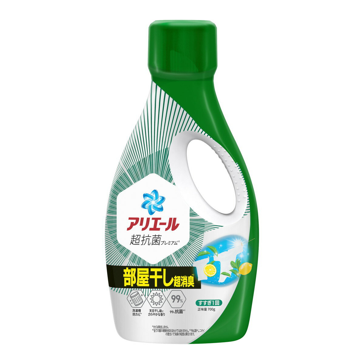 【送料込・まとめ買い×4個セット】P&G アリエールジェル 部屋干しプラス 本体 700g 洗濯用洗剤