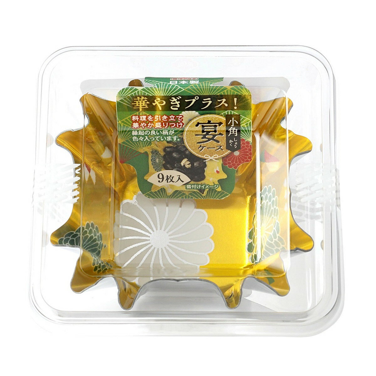 【送料込・まとめ買い×6個セット】東洋アルミ 宴ケース 小角 9枚入