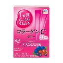 【送料込・まとめ買い×8個セット】アース製薬 1カ月もっちりうるおう コラーゲンC ゼリー アサイー・ベリー味 31本入