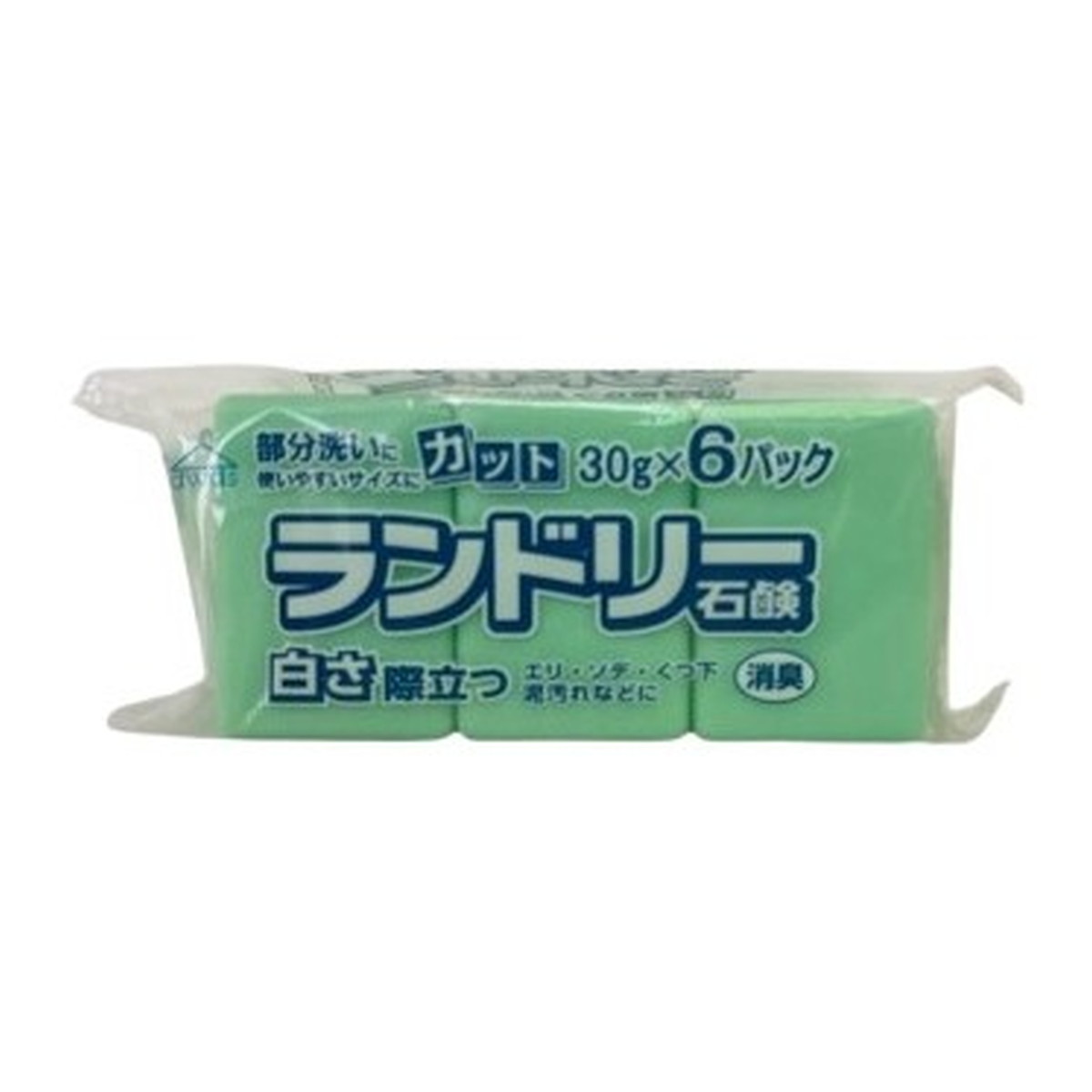 【今月のオススメ品】ロケット石鹸 洗たく石鹸 30g × 6パック