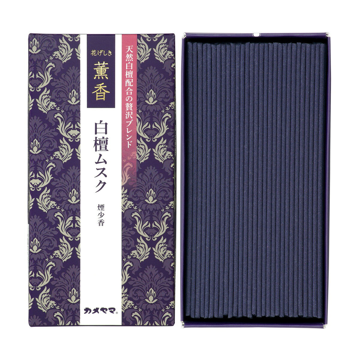 incense Sticks - 【送料込・まとめ買い×8個セット】カメヤマ 花げしき 薫香 白檀ムスク 100g お線香