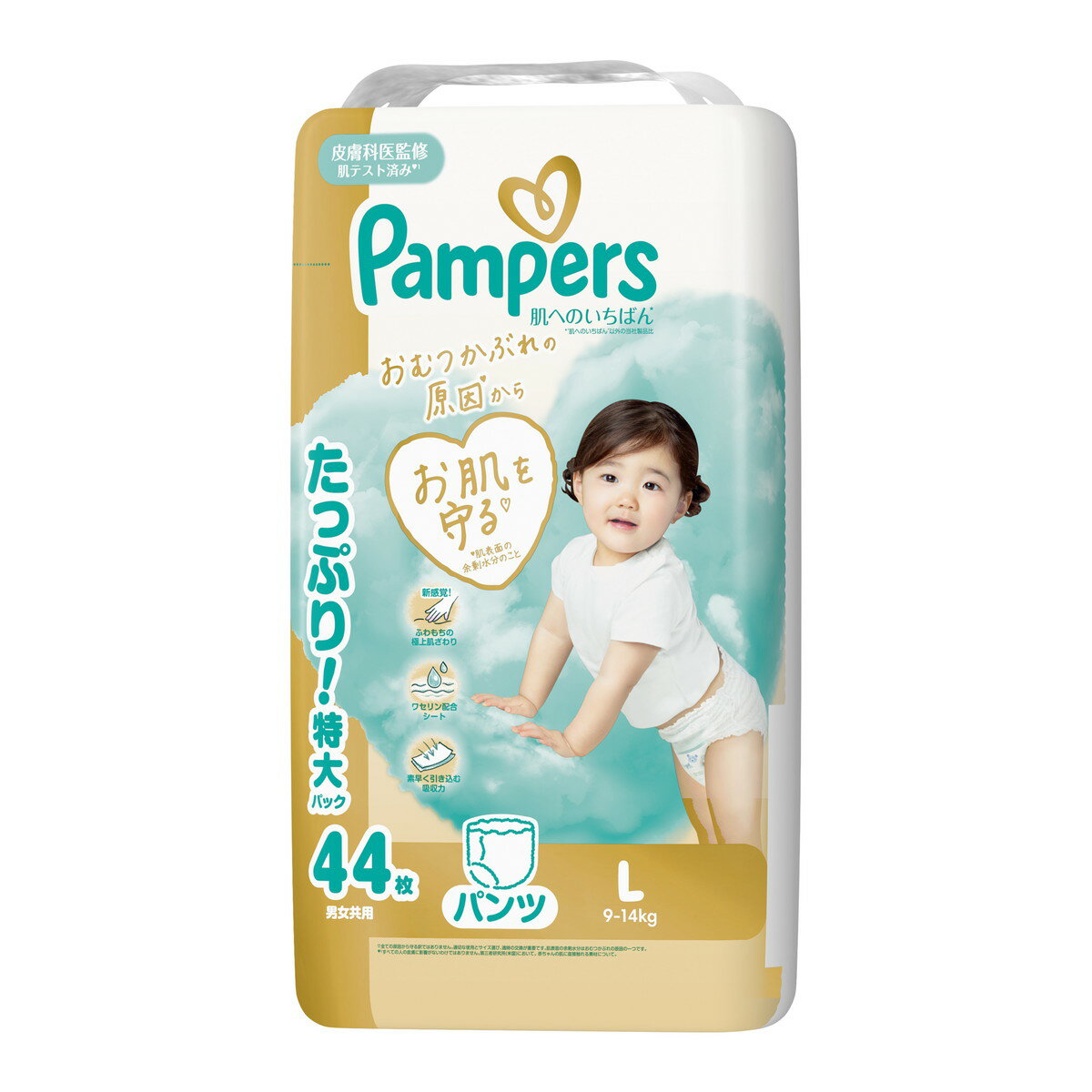 商品名：P&G パンパース 肌へのいちばん パンツ ウルトラジャンボ L 44枚 こども用紙おむつ内容量：44枚JANコード：4987176341242発売元、製造元、輸入元又は販売元：P&Gジャパン合同会社原産国：日本商品番号：101-4987176341242商品説明ゆるうんちを素早く吸収。ワセリン配合シート。ふかふか肌ざわり。広告文責：アットライフ株式会社TEL 050-3196-1510 ※商品パッケージは変更の場合あり。メーカー欠品または完売の際、キャンセルをお願いすることがあります。ご了承ください。