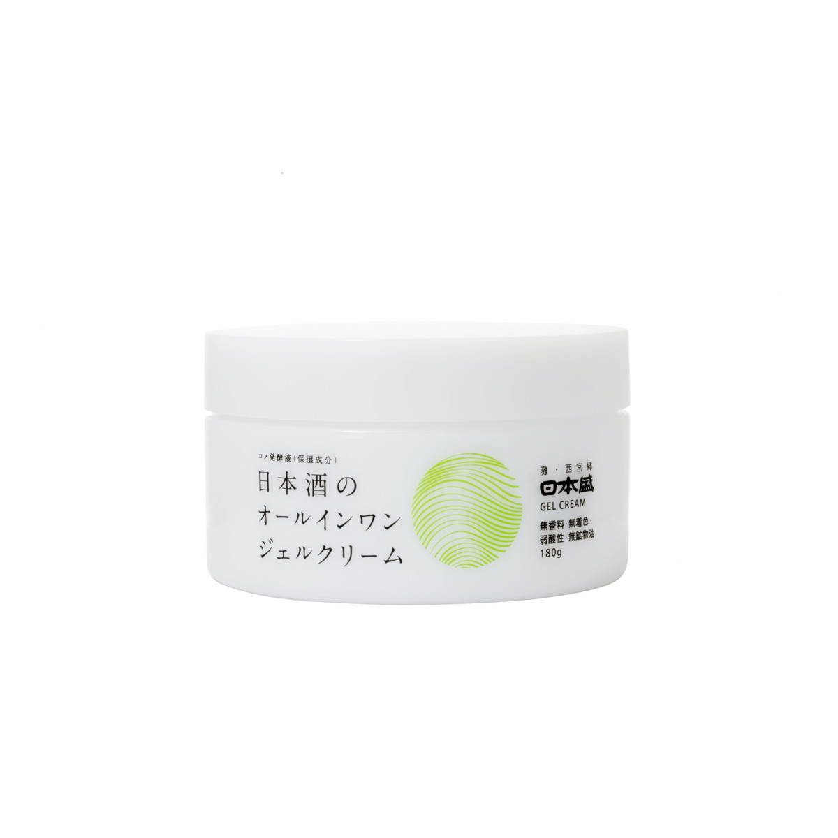 【送料込・まとめ買い×8個セット】日本酒のオールインワンジェルクリーム 180g 日本盛