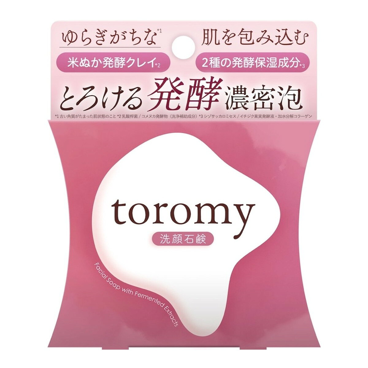 【送料込・まとめ買い×96個セット】toromy 洗顔石鹸 80g ペリカン石鹸
