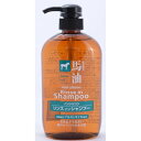 【送料無料・まとめ買い4個セット】熊野油脂 馬油リンスインシャンプー 600ml 本体 髪やお肌と同じ弱酸性