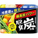 【商品説明】・備長炭＋活性炭が悪臭を強力に脱臭します。・ゼリー状の炭が小さくなるので、交換時期がはっきりわかります。・ミネラル抗菌パワー（ミネラル系抗菌剤配合）br冷蔵庫用大型・・・ワイドな容器で強力な脱臭効果が得られます。600Lの冷蔵庫まで対応。商品サイズ：161×116×38成分：活性炭、備長炭、ミネラル系抗菌・脱臭剤、有機酸ご使用上の注意等：・本品は食べられない。・万一、まちがって食べた場合は医師に相談する。・幼児の手の届くところに置かない。・直射日光のあたるところや、高温になるところに置かない。・用途以外に使用しない。・冷凍室では使用しない。・開封時に結露水がたまっている場合がありますが、使用上問題ありません。br誤食に注意原産国：日本問い合わせ先：エステー株式会社　〒161-8540東京都新宿区下落合1-4-10　お客様相談室　TEL03-3367-2448　区分：冷蔵庫用脱臭剤JANコード：4901070114306広告文責：アットライフ株式会社TEL 050-3196-1510※商品パッケージは変更の場合あり。メーカー欠品または完売の際、キャンセルをお願いすることがあります。ご了承ください。