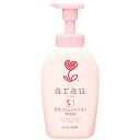 サラヤ arau. アラウ 泡せっけんシャンプー 本体 500ml 合成界面活性剤、香料、着色料、保存料無添加