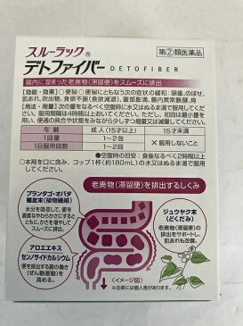 【×2個セット送料無料】【第(2)類医薬品】スルーラック デトファイバー 30包(4987300055618)便秘による肌あれを緩和する便秘治療薬