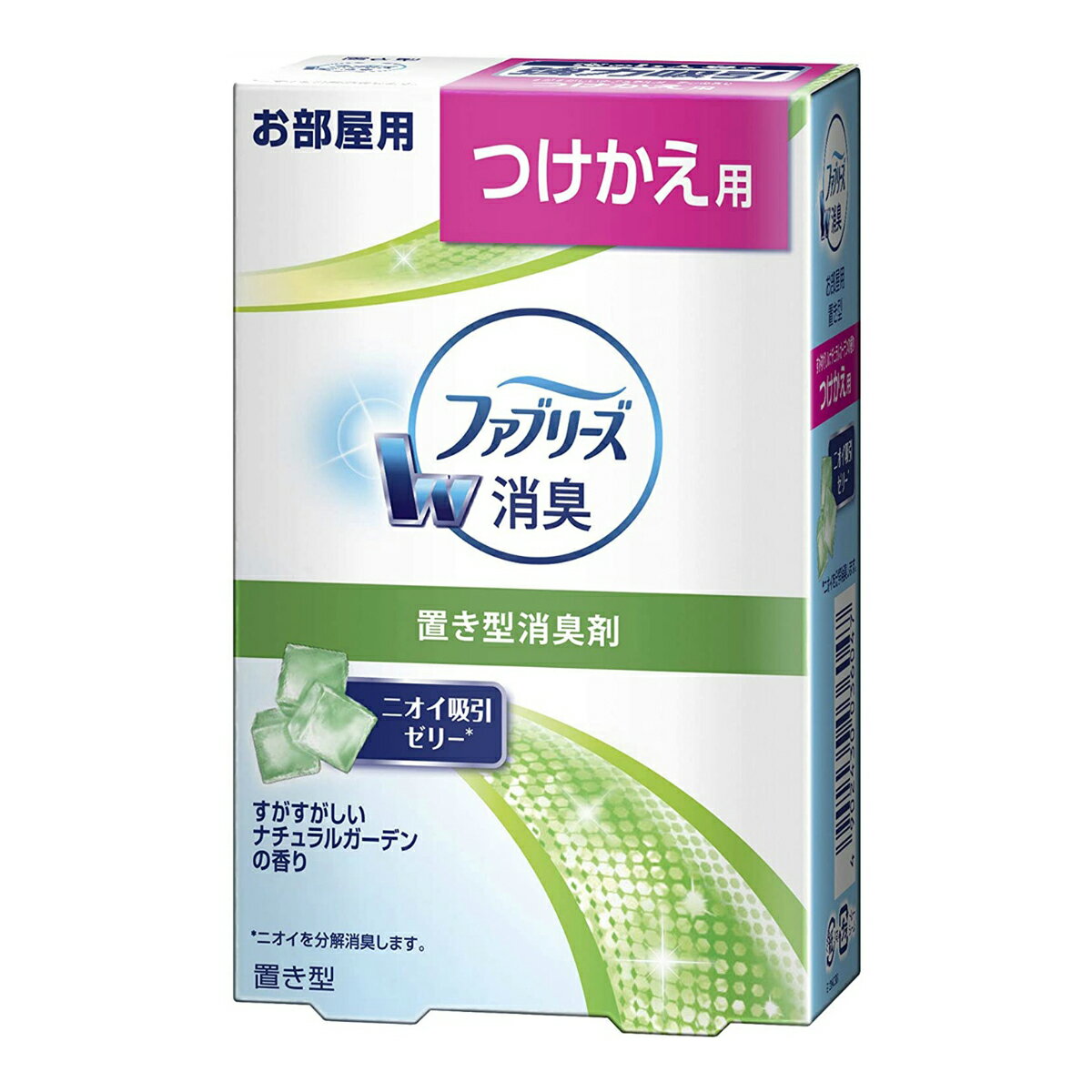 【送料無料・まとめ買い8個セット】P&G 置き型 ファブリーズ 芳香剤 すがすがしいナチュラルの香り つけかえ用 130g