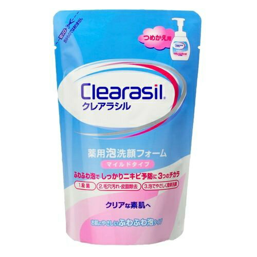 レキットベンキーザー・ジャパン クレアラシル 薬用泡洗顔フォーム 180ml 詰替用
