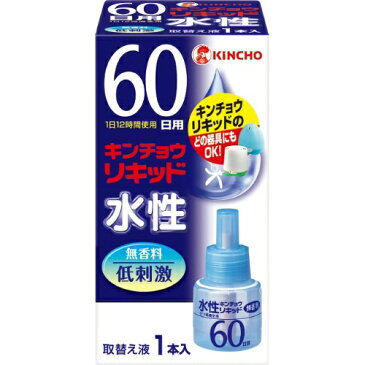 大日本除虫菊 KINCHO 水性キンチョウリキッド 60日 無香料 取替え液 1個入
