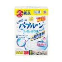 【送料込・まとめ買い×8個セット】アース製薬 らくハピ いれるだけ バブルーン トイレボウル 3袋入 トイレ用洗剤(3)