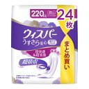 【送料込・まとめ買い×8個セット】P&G ウィスパー うすさら安心 220cc 24枚入 尿ケアパッド 超快適 超消臭 超吸収(4)