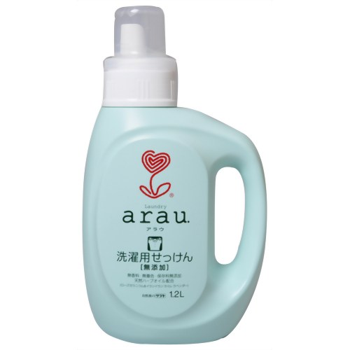 【×4個セット送料無料】【サラヤ】arau.(アラウ) 洗濯用せっけん ゼラニウム 本体 1.2L