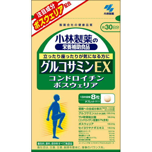 【送料無料・まとめ買い×2個セット】小林製薬 グルコサミンEX 240粒 1