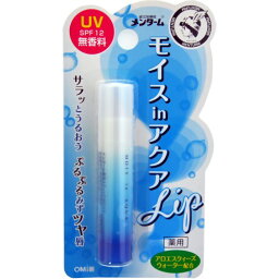 【送料無料・まとめ買い×10個セット】近江兄弟社 メンターム モイスINアクアリップ無香料UV 4g