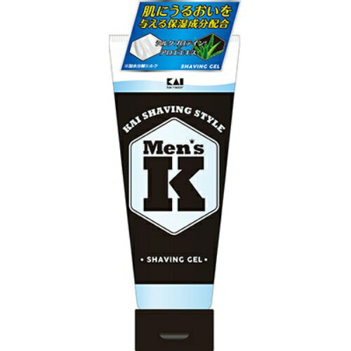 【送料込・まとめ買い×6個セット】貝印 MENSシルクプロテイン配合 シェービングジェル