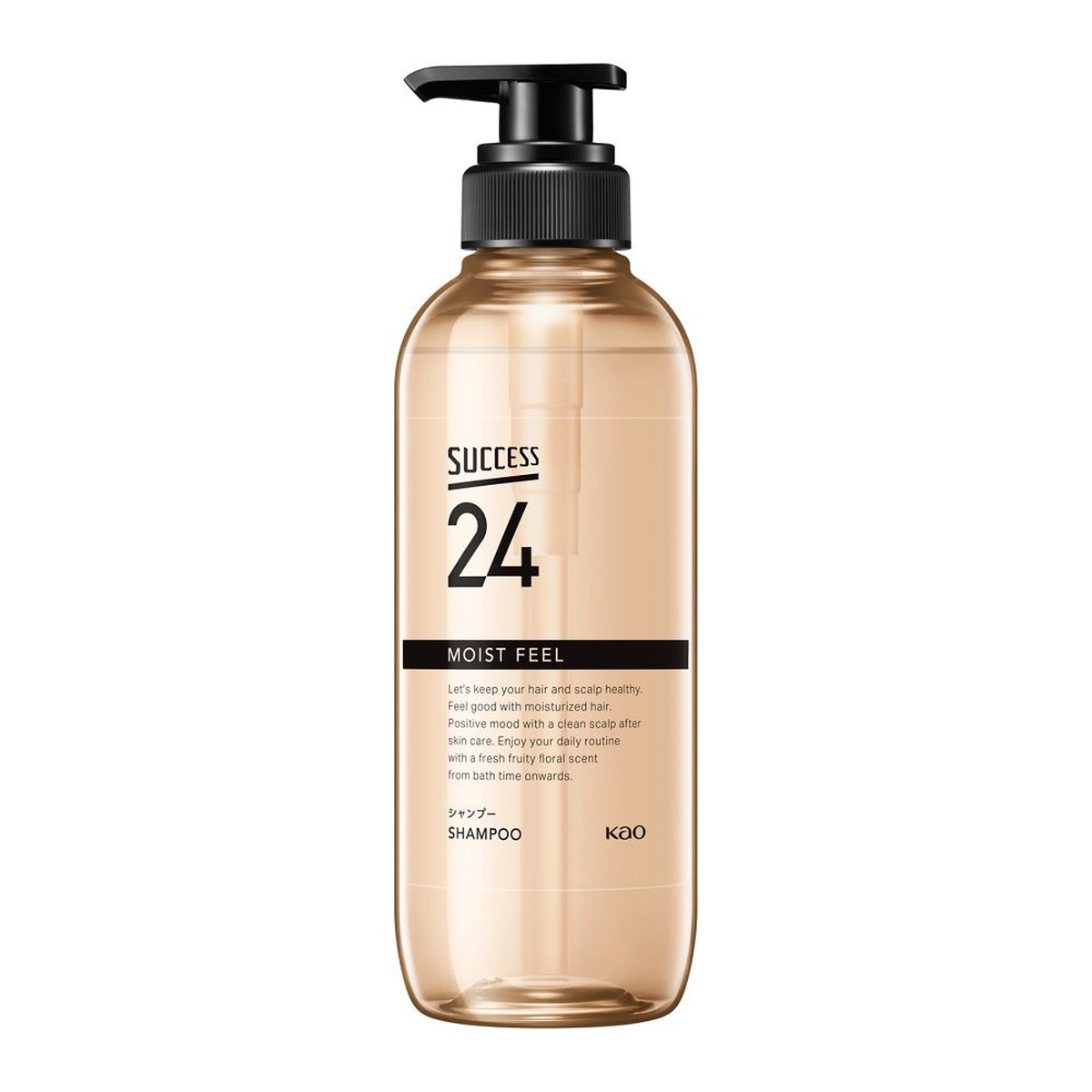 【配送おまかせ】花王 サクセス24 モイストフィール シャンプー 本体 ポンプ 400mL 1個
