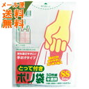 【メール便送料無料】日本サニパック とって付きポリ袋エンボス ( SS ) 半透明 YN16 50枚入 1個