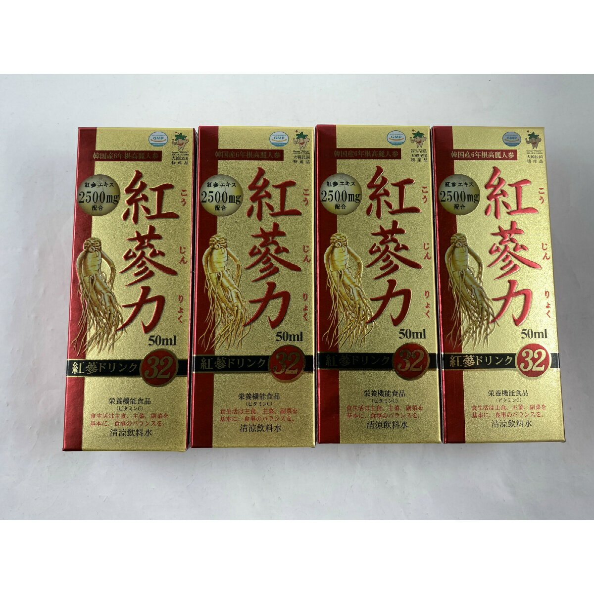 【×5本セット送料込】高麗 紅蔘力(こうじんりょく) 紅蔘ドリンク32 50ml 1