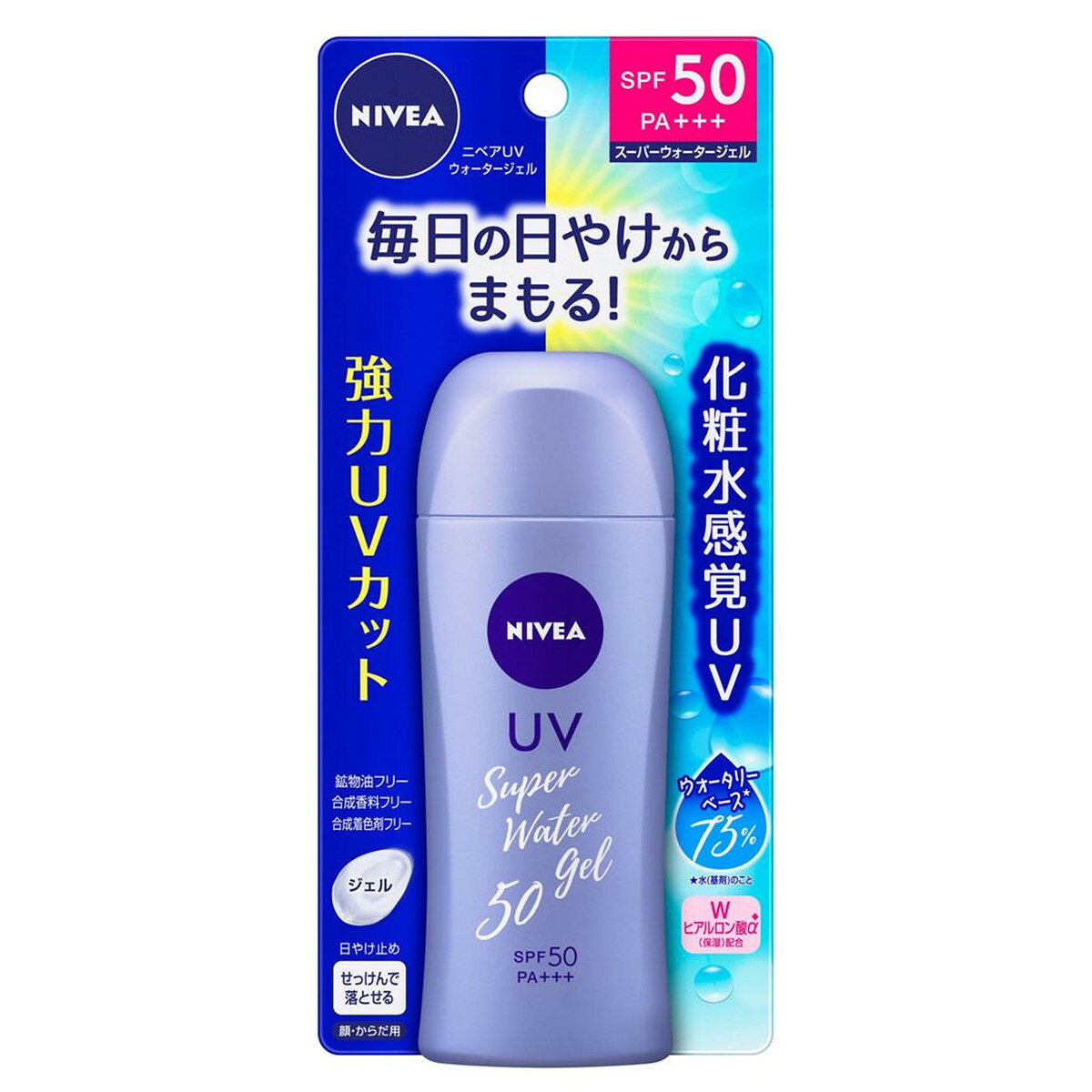 【送料無料】花王 ニベア サンプロテクトウォータージェル SPF50 80g 1個 日焼け止め