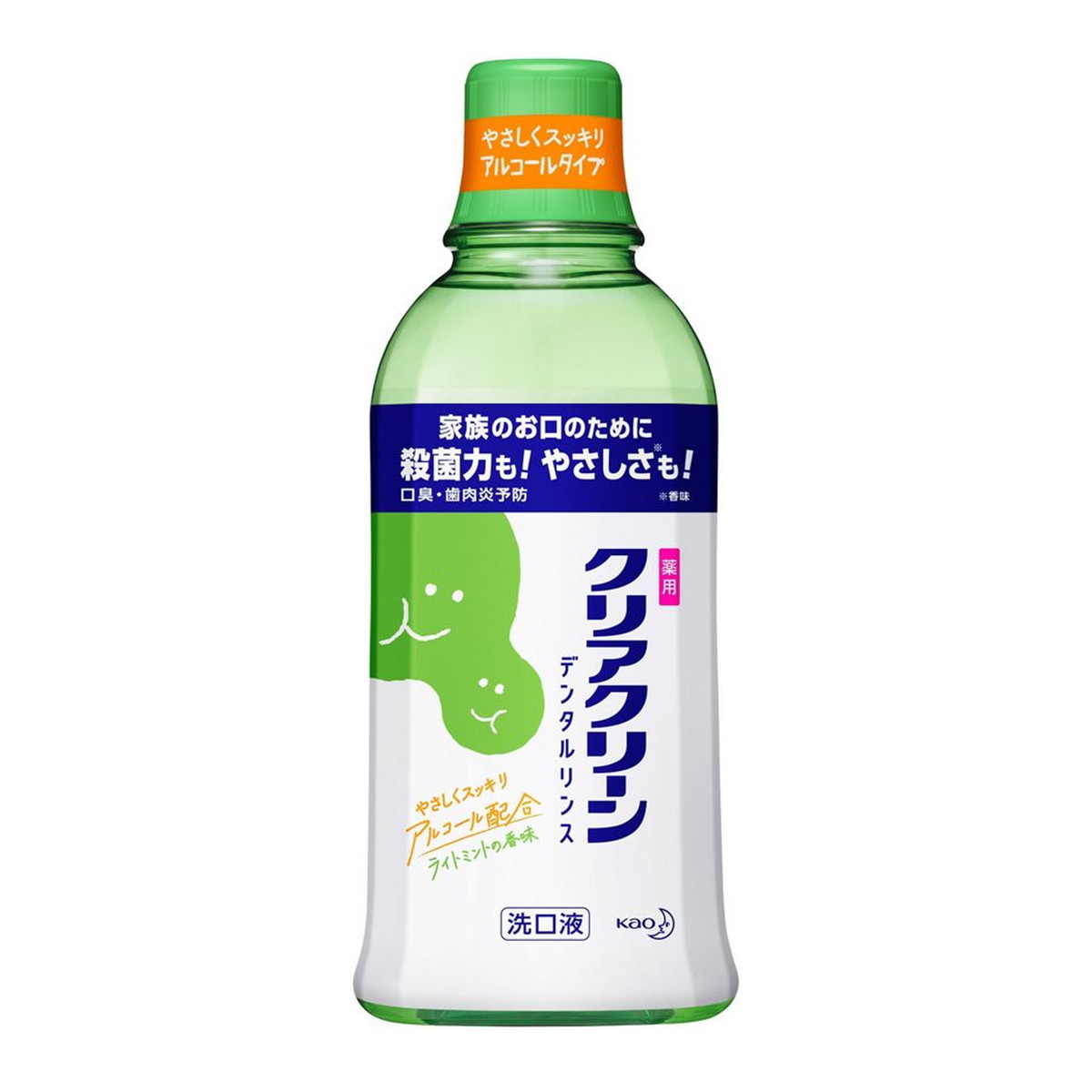 【送料込】花王 クリアクリーン デンタルリンス ライトミント 600ml