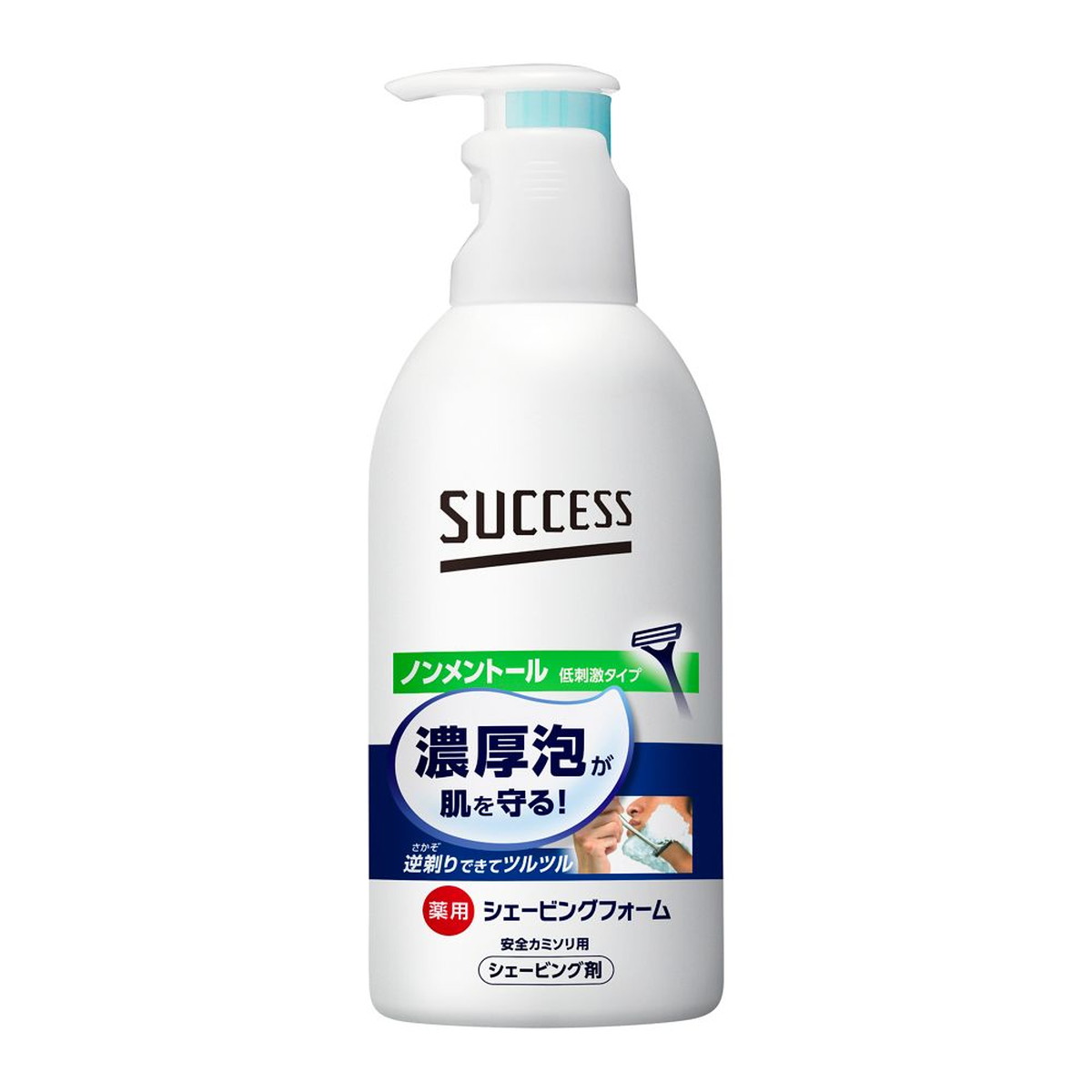 【送料無料・まとめ買い4個セット】花王 サクセス 薬用シェービングフォーム (ノンメントール) 250g