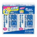 【送料込・まとめ買い×6個セット】大王製紙 エリエール 除菌 アルコール タオル つめかえ用 80枚 × 2個入(3)